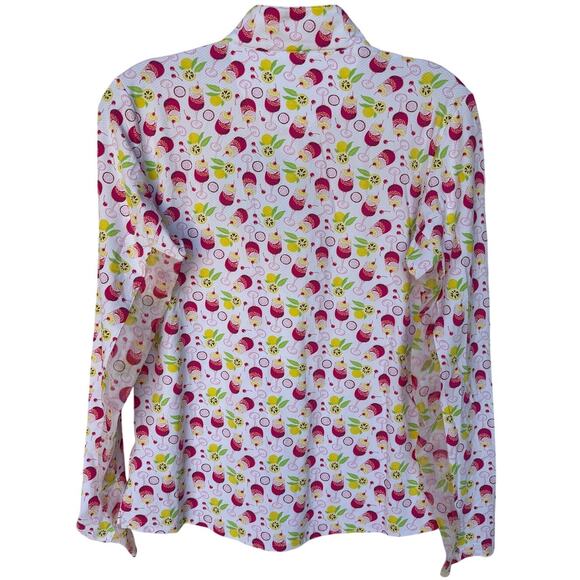 San Soleil NWT UV 50+ Long Sleeve Cooling Quarter Zip Polo Golf Shirt size M - Picture 10 of 11